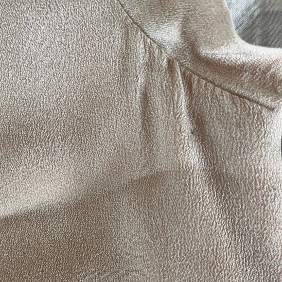 Joie Dress Small Silk Beige Sand Size Small Cap Sleeve Lined - Picture 7 of 7